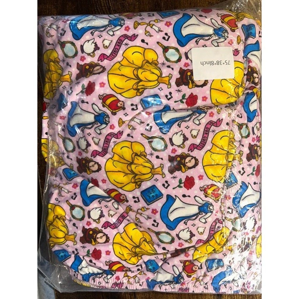 Bamboo Bliss Disney Beauty & the Beast twin‎ sheet NWOT
